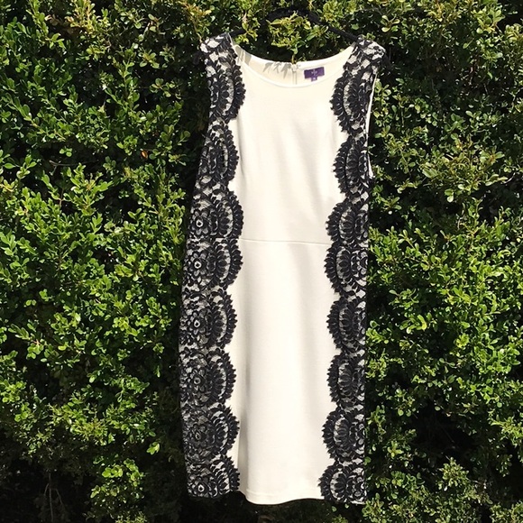 NYDJ Dresses & Skirts - NYDJ fitted dress with slimming slip inside XL